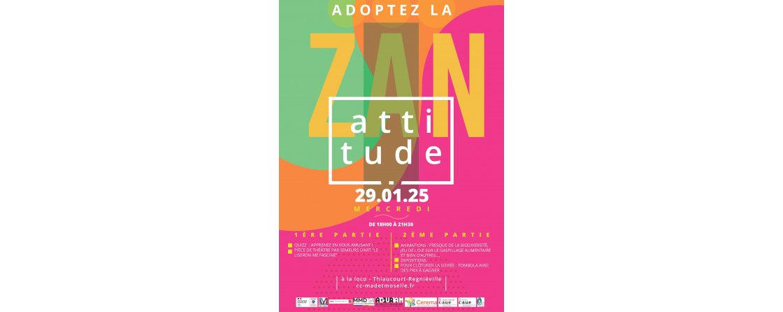 Venez adopter la ZANitude avec nous !